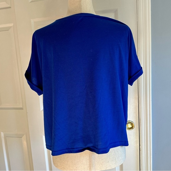 Sugar & Jade Girls Pisces Zodiac Graphic Tee Shirt XL 16/18 Blue Sleepwear Tween - Picture 2 of 4